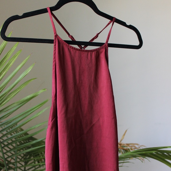 GXF Loose Burgundy Cami Top - Picture 1 of 2
